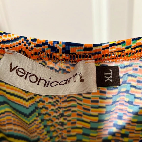 EUC Veronica M - Maxi Dress Size XL multicolor - Picture 6 of 7